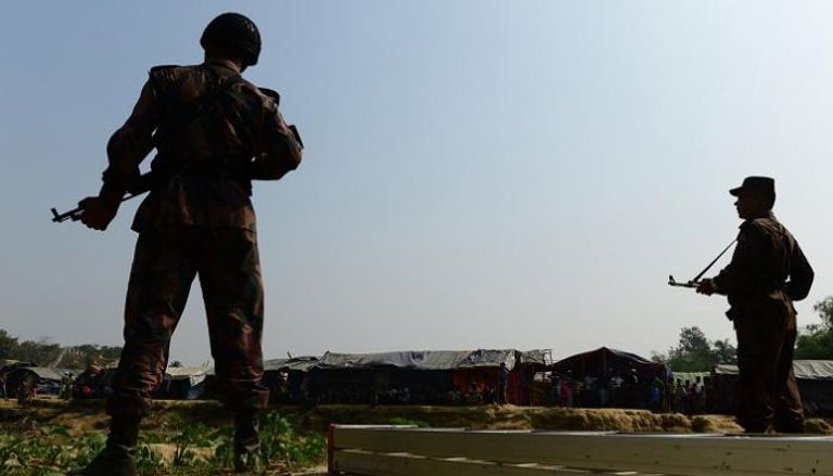 قوات أمن في ميانمار تنتشر على الحدود مع بنجلاديش - أ. ف. ب