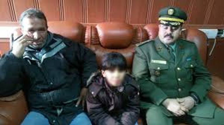 طفل مختطف تمكنت الشرطة الجزائرية من تحريره غرب البلاد