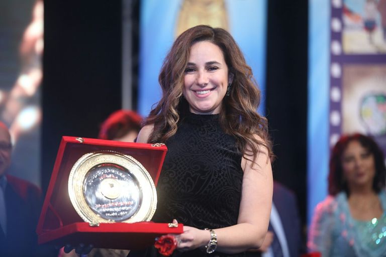 أعضاء لجنة التحكيم خلال التكريم