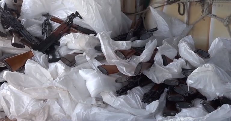 سفينة الصيد الإيرانية المحملة بالأسلحة