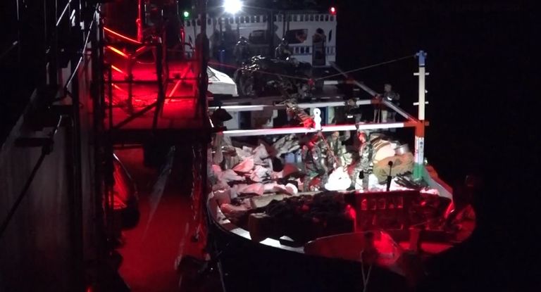 سفينة الصيد الإيرانية المحملة بالأسلحة