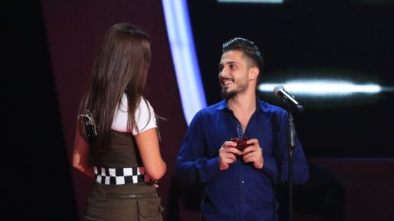 عاصي الحلاني وإليسا في برنامج "ذا فويس"