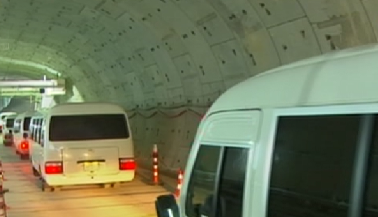 خلال جولة تفقد الأنفاق السيسي لدى استقبال محمد بن سلمان