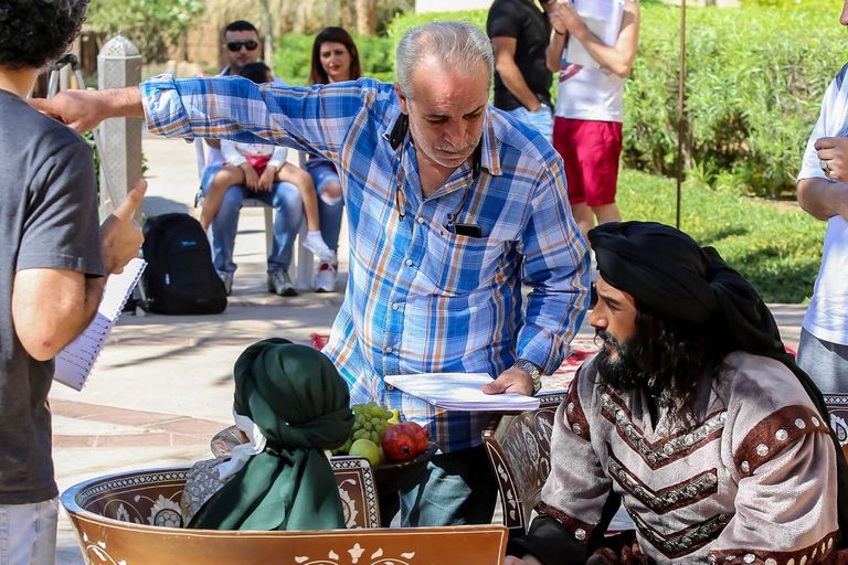 مشهد من مسلسل هارون الرشيد