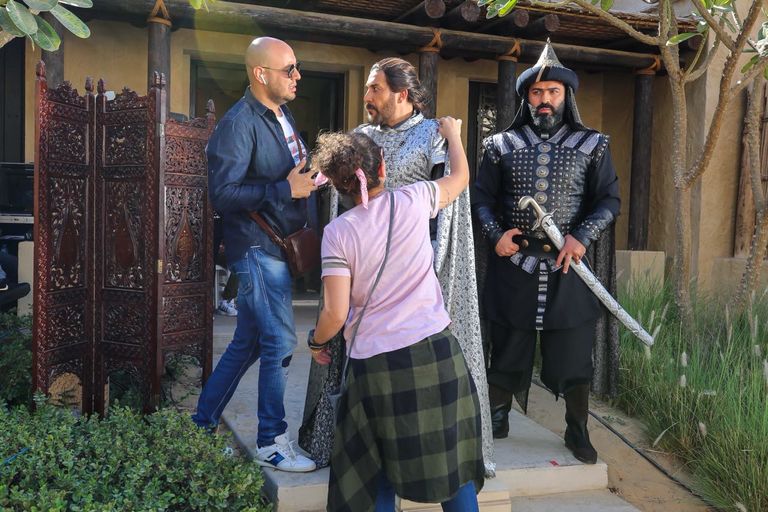 مشهد من مسلسل هارون الرشيد