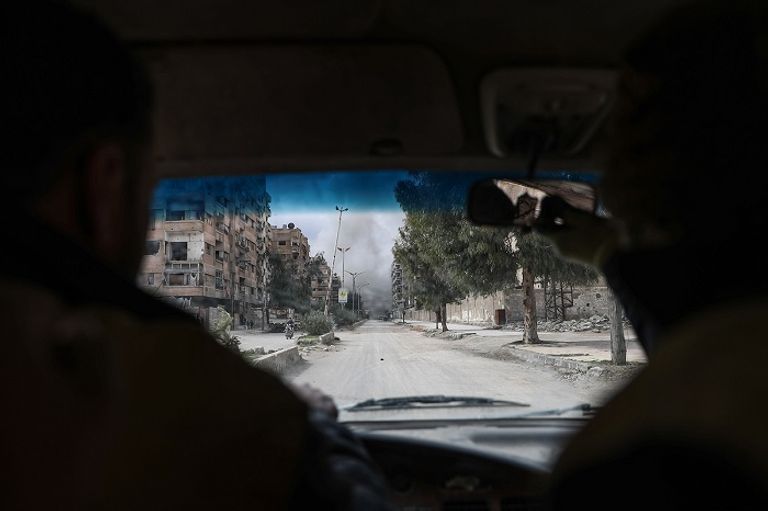 الغوطة تحت القصف 