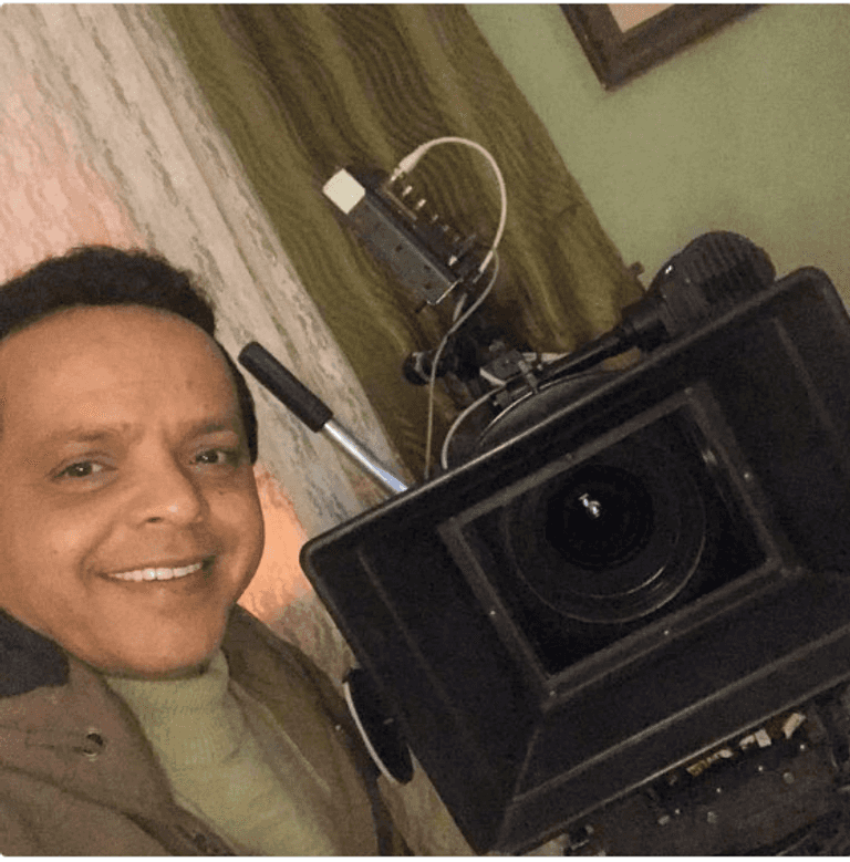 صورة هنيدي من الكواليس محمد هنيدي