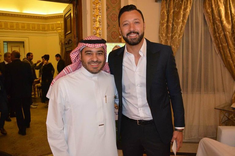 محمد هنيدي خلال مشاركته في المنتدى