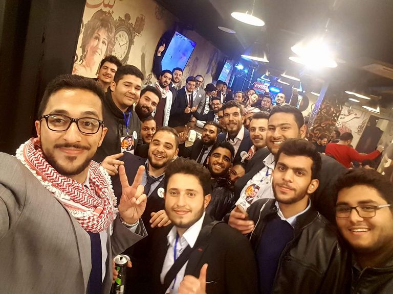 يحيا العلم شعار كهربجي في الأردن شعار صناع الأمل