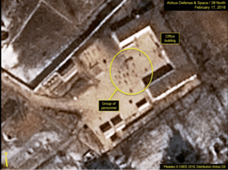 الموقع كما رصدته الأقمار الصناعية صورة أرشيفية ليونجبيون