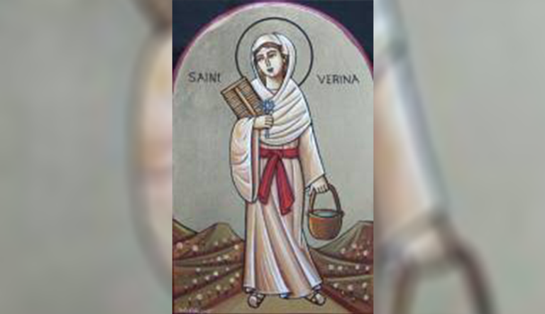لوحة للقديسة فيرينا القبطية