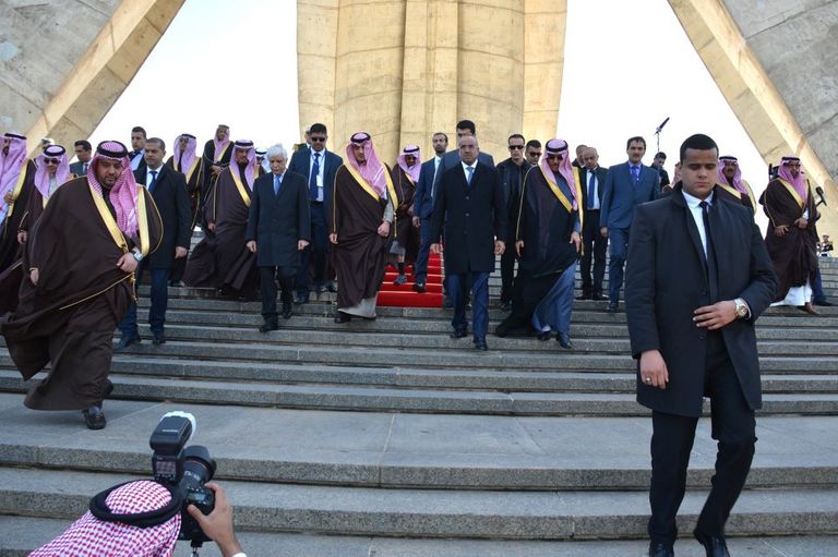 مراسم استقبال صاحب السمو الملكي وزير الداخلية السعودي في الجزائر 