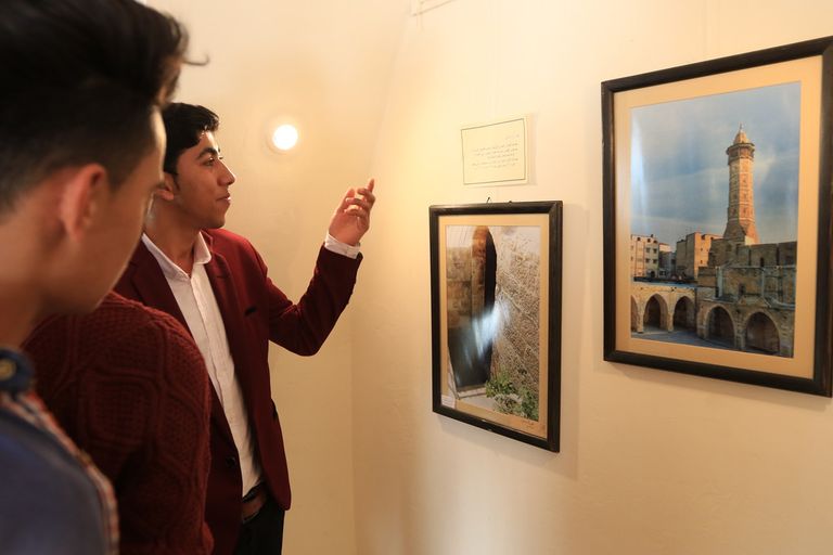 معرض فني بغزة