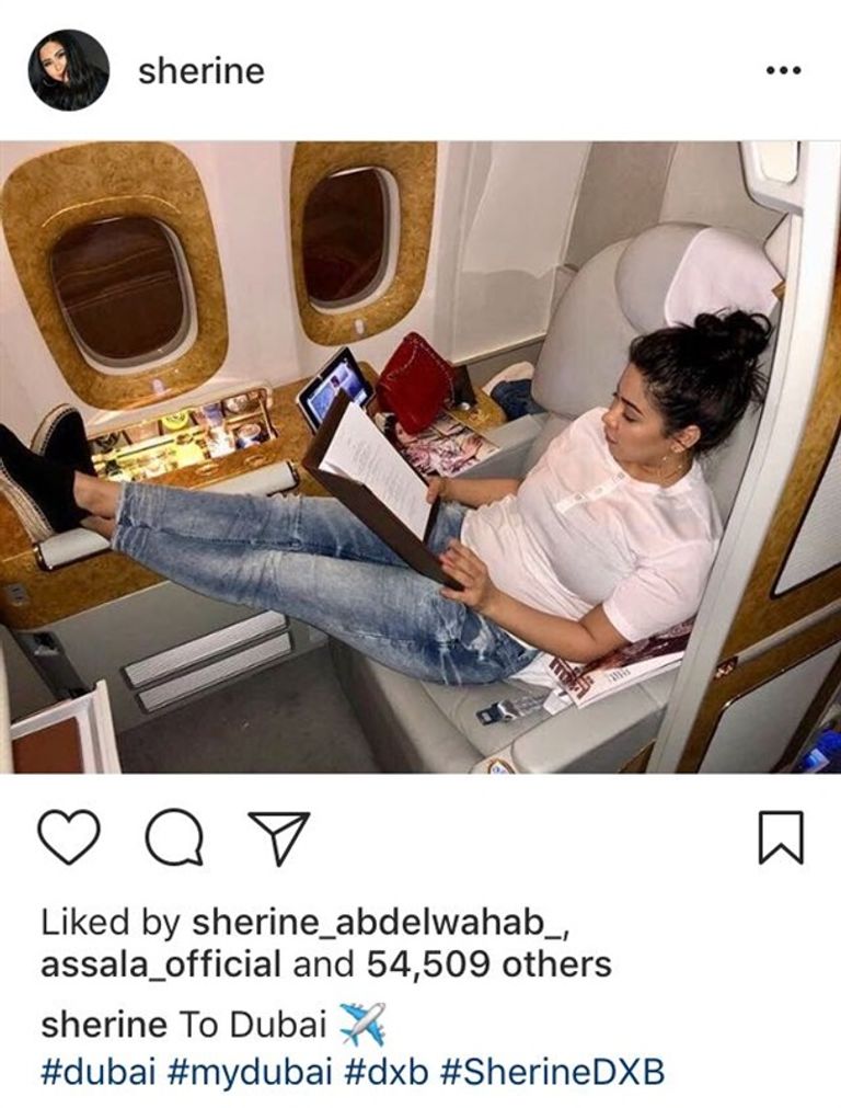 شيرين تغني في دبي