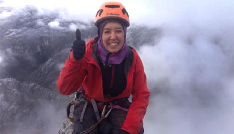 متسلقة الجبال المغربية بشرى بايبانو متسلقة الجبال المغربية بشرى بايبانو