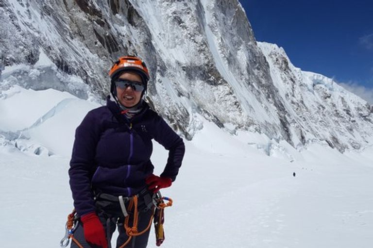 متسلقة الجبال المغربية بشرى بايبانو متسلقة الجبال المغربية بشرى بايبانو