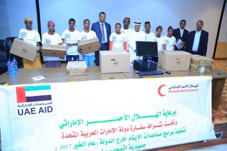 لقاء سابق بين الشيخ عبدالله بن زايد آل نهيان ووزير خارجية إثيوبيا