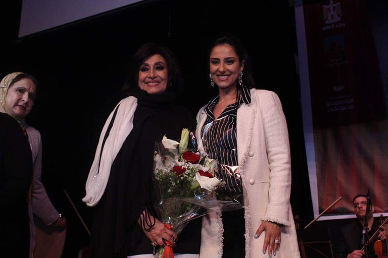 تكريم سهير المرشدي في المسرح القومي