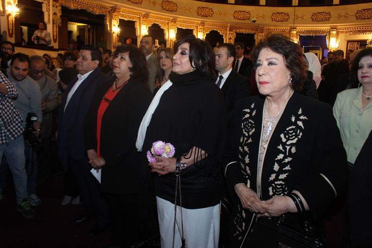 تكريم سهير المرشدي في المسرح القومي