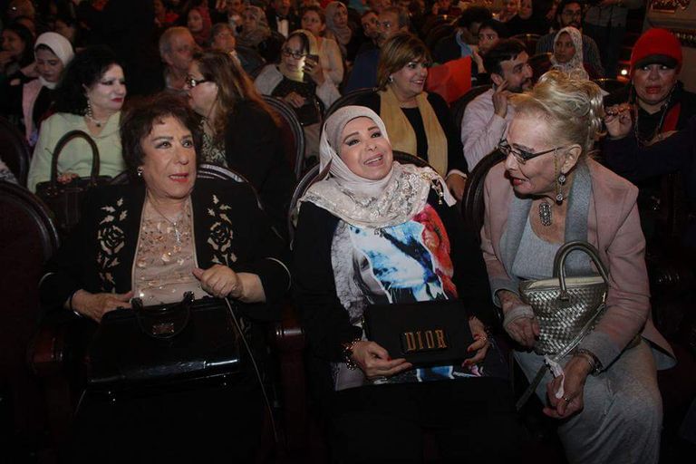 تكريم سهير المرشدي في المسرح القومي