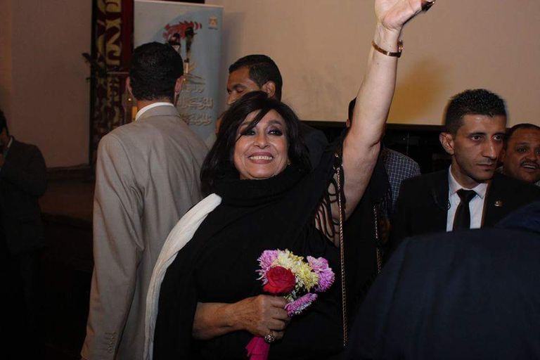 تكريم سهير المرشدي في المسرح القومي