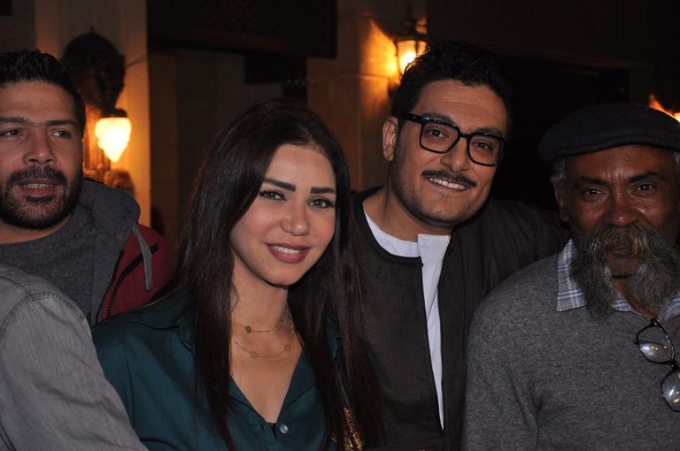 احتفال افراح إبليس2 بانتهاء التصوير 