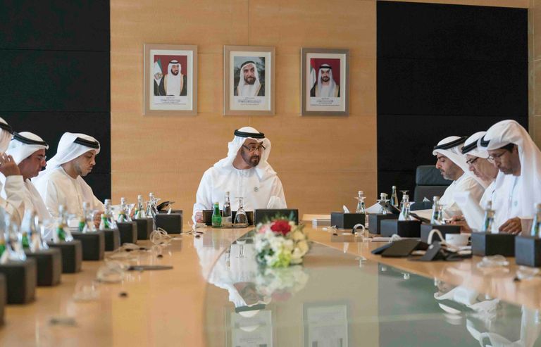 محمد بن زايد يترأس اجتماع مجلس إدارة "أديا"