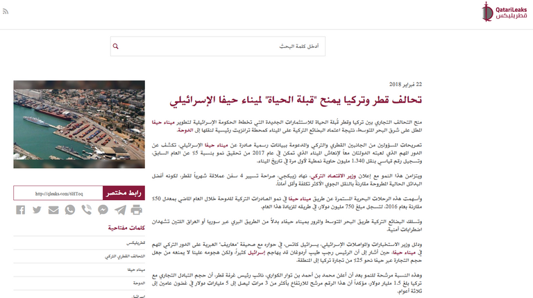 تقرير العين الإخبارية عن علاقات قطر وإسرائيل