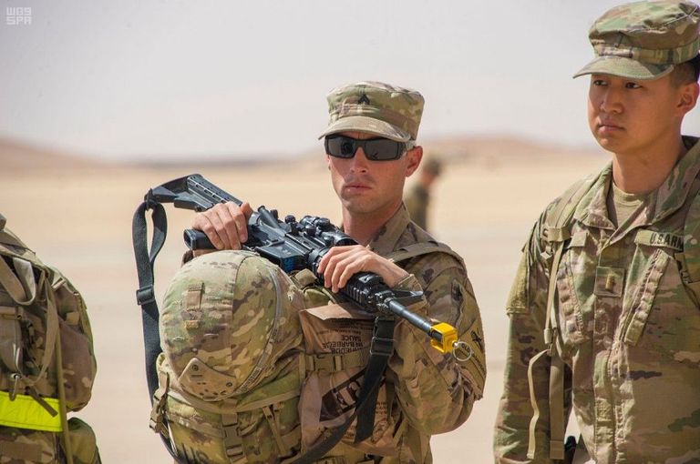 وصول القوات الأمريكية المشاركة في مناورات" الصداقة 4" للسعودية