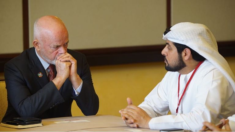 وفد أبوظبي برئاسة خليفة المنصوري في القمة العالمية للمحيطات 2018-المكسيك