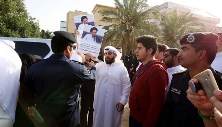 مظاهرات ضد اعتقال الشيرازي في الكويت