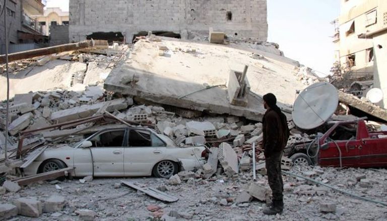الغوطة تعرضت لدمار كبير نتيجة القصف المتكرر