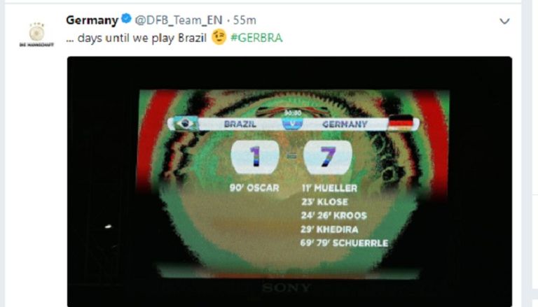 تغريدة حساب ألمانيا