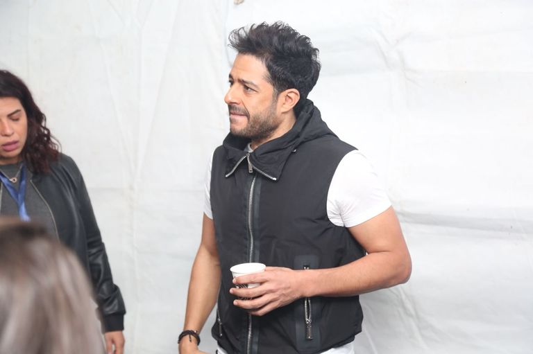 محمد حماقي خلال الحفل