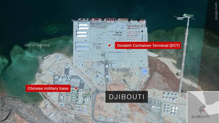 قوات صينية في موكب الاستقلال بجيبوتي