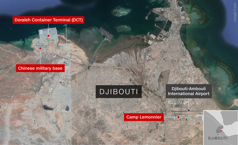 قوات صينية في موكب الاستقلال بجيبوتي