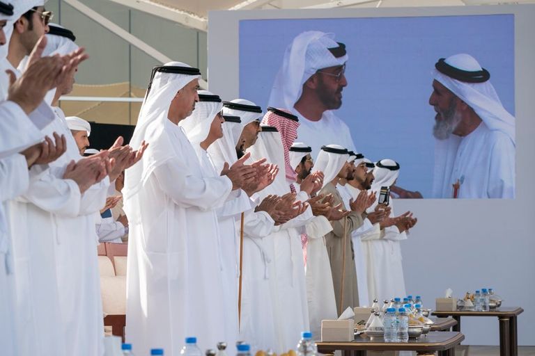 حفل تكريم الفائزين بـ"جائزة أبوظبي 2018" الشيخ محمد بن زايد يكرم الفائزين بجائزة أبوظبي 2018