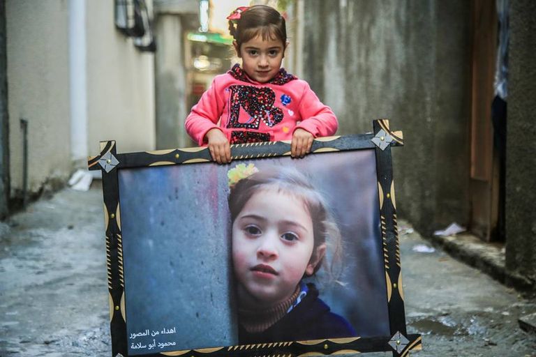 برواز المخيم.. مبادرة ترسم الفرحة على وجوه لاجئي مخيم جباليا