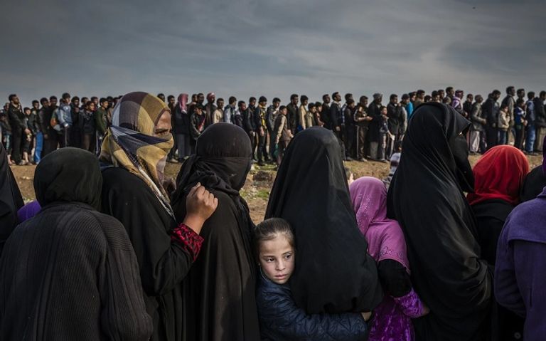 صورة لأحد التفجيرات في الموصل من مجموعة الأيرلندي إيفور بريكيت