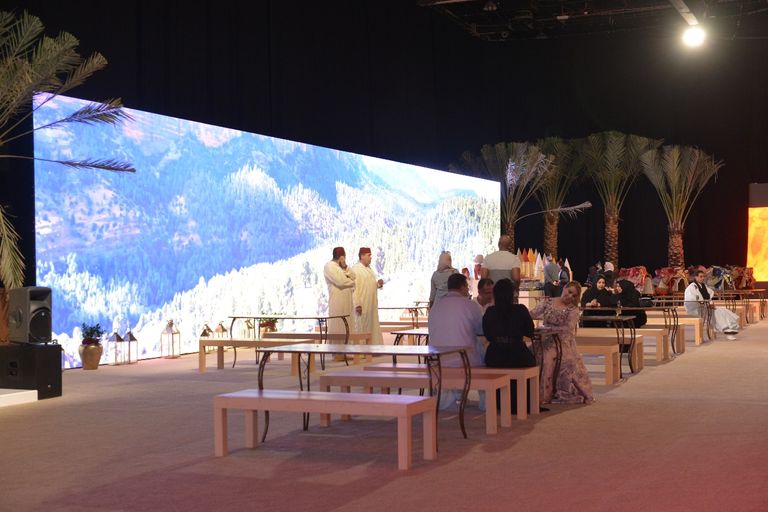 جانب من فعاليات أسبوع المغرب في أبوظبي