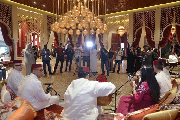 جانب من فعاليات أسبوع المغرب في أبوظبي