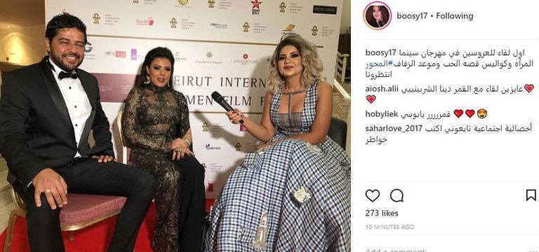 نجمات الفن يحتفلن بناهد السباعي