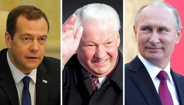 الرؤساء الثلاثة لروسيا عقب انهيار الاتحاد السوفيتي
