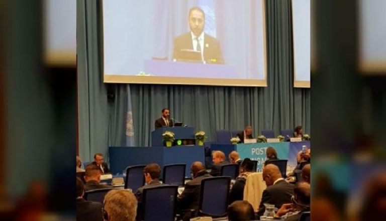 العميد سعيد بن توير السويدي يلقي كلمة الإمارات أمام اللجنة