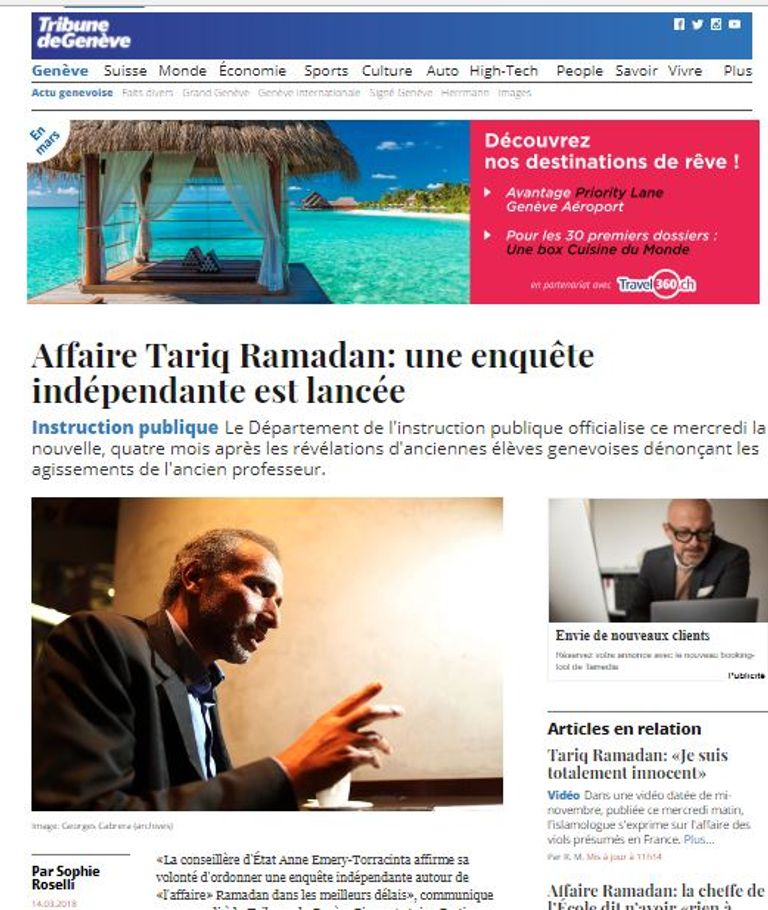 طارق رمضان -أرشيفية