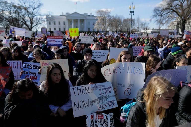 مسيرات الطلاب اليوم أمام البيت الأبيض  مسيرات أمام البيت الأبيض