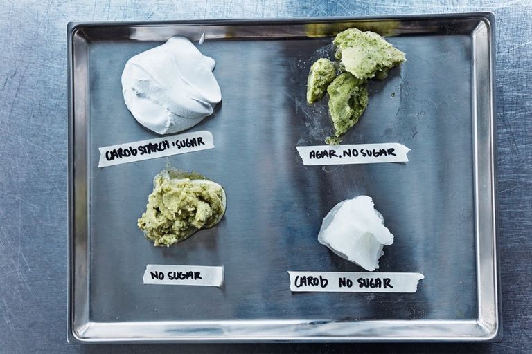 آيس كريم الأعشاب منخفض السعرات