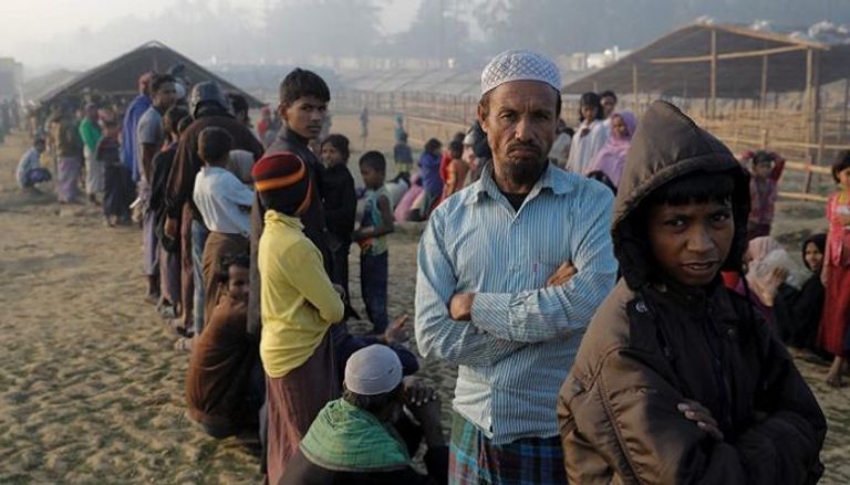 نحو 700 ألف من الروهينجا يعيشون حاليا في مخيمات لاجئين ببنجلاديش