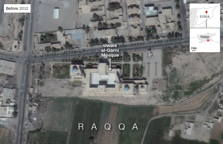 الرقة قبل التدمير