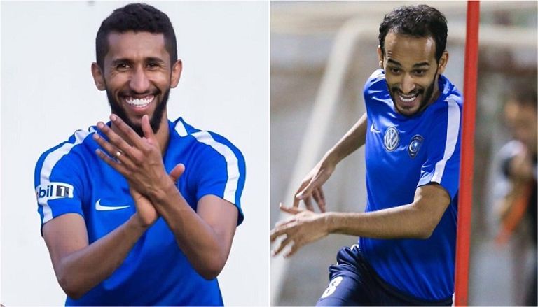 عبدالله عطيف وسلمان الفرج خوان براون مدرب الهلال السعودي